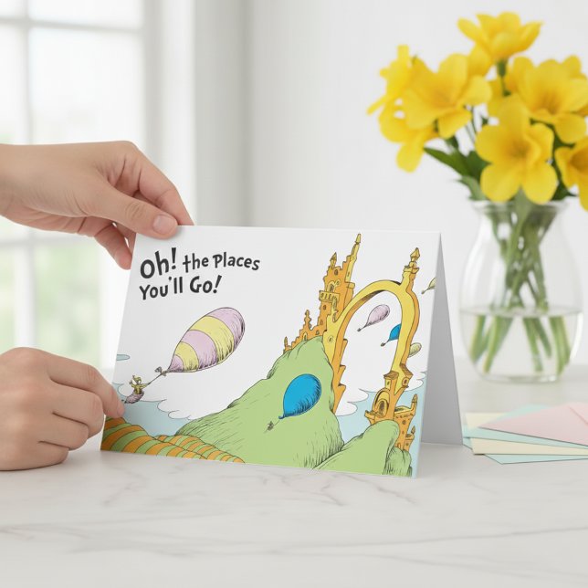 Dr. Seuss | Oh, The Places You'll Go! Kort (Skapare uppladdad)