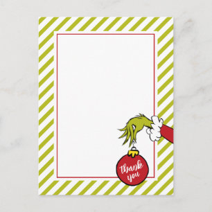 Dr. Seuss Oj pojke Grinch Baby Shower Tackkort Vykort
