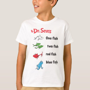 Dr. Seuss One Fish Two Fish - Vintage T-shirt