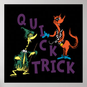 Dr Seuss   Quick Trick Halloween-grafik Poster