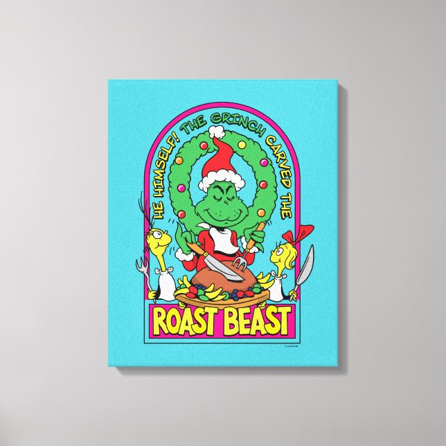 Dr. Seuss | Roast Beast Grafik Canvastryck (Framsida)