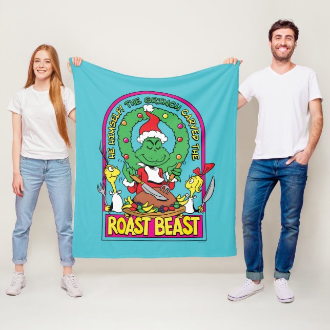Dr. Seuss | Roast Beast Grafik Fleecefilt (På plats)