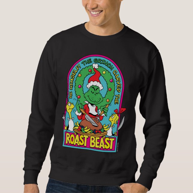 Dr. Seuss | Roast Beast Grafik Lång Ärmad Tröja (Framsida)