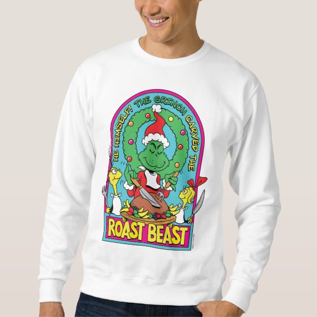 Dr. Seuss | Roast Beast Grafik Lång Ärmad Tröja (Framsida)