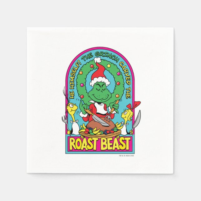Dr. Seuss | Roast Beast Grafik Pappersservett (Framsidan)