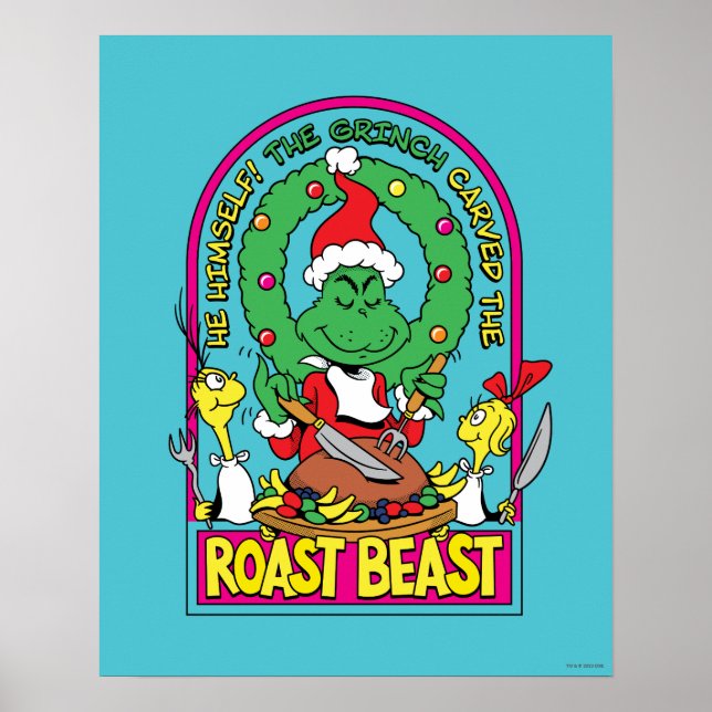 Dr. Seuss | Roast Beast Grafik Poster (Framsidan)