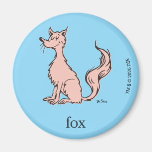 Dr. Seuss Rosa Räv Magnet