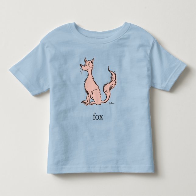 Dr. Seuss | Rosa Räv T Shirt (Framsida)