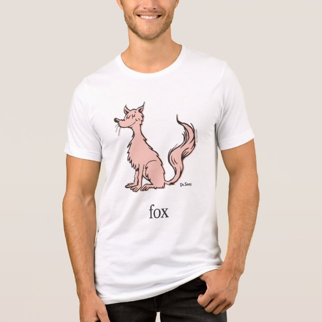 Dr. Seuss | Rosa Räv T Shirt (Framsida)