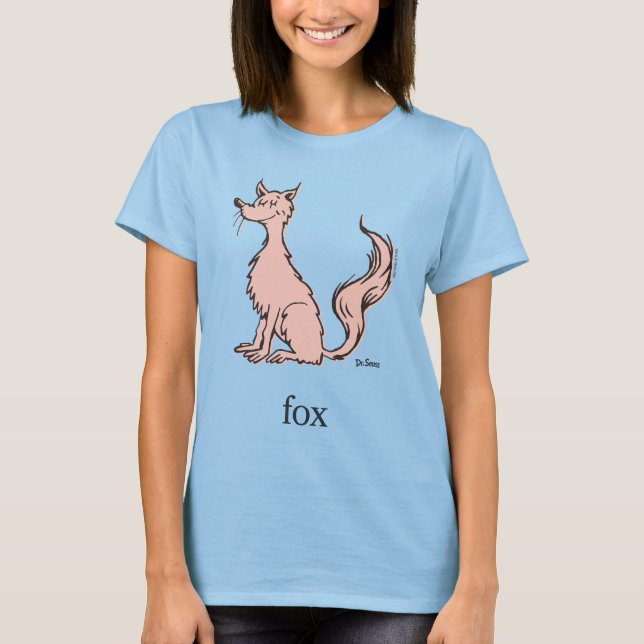Dr. Seuss | Rosa Räv T Shirt (Framsida)