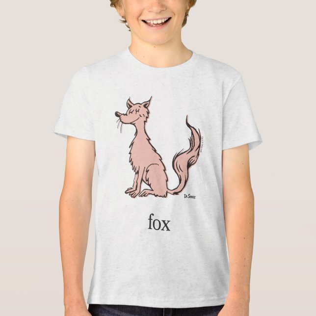 Dr. Seuss | Rosa Räv T Shirt (Framsida)