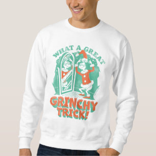 Dr. Seuss Så ett fantastiskt Grinch-trick! Lång Ärmad Tröja