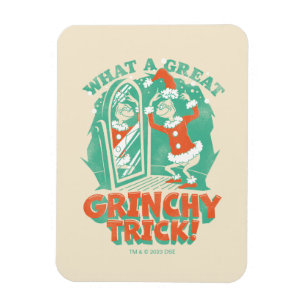 Dr. Seuss Så ett fantastiskt Grinch-trick! Magnet