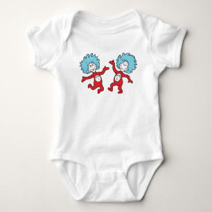 Dr. Seuss Sak 1 och Sak 2 Karaktär T Shirt