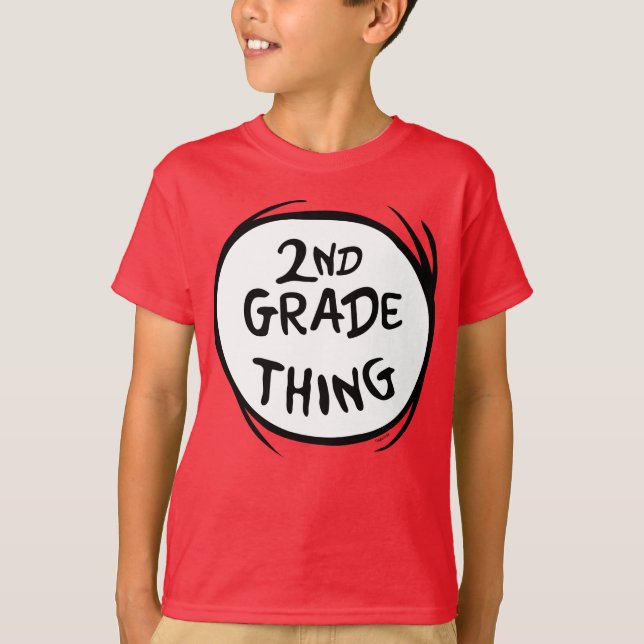 Dr Seuss | SAK 1 SAK 2 - SAK 2 KLASS 2 T Shirt (Framsida)