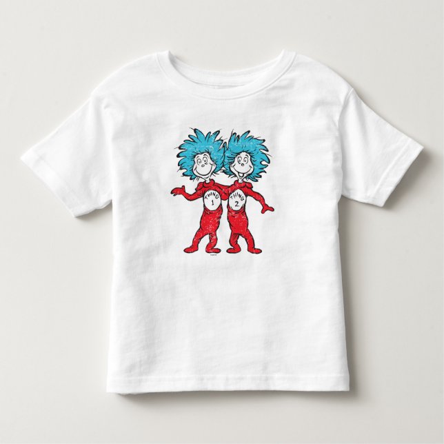 Dr Seuss | Sak 1, Sak 2 Sitta T-shirt (Framsida)
