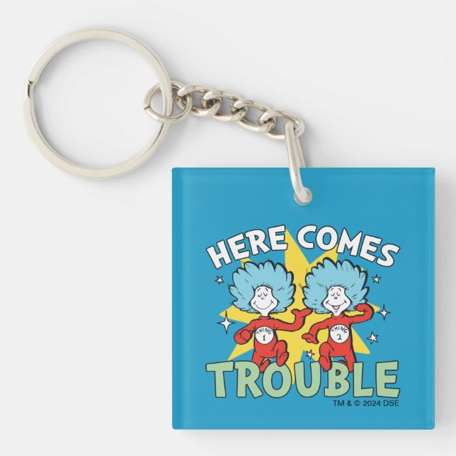 Dr. Seuss | Sak ett Sak två Här kommer problem (Framsidan)