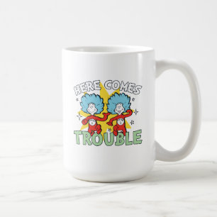 Dr. Seuss   Sak ett Sak två Här kommer problem Kaffemugg