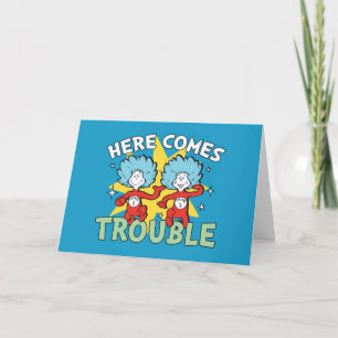 Dr. Seuss   Sak ett Sak två Här kommer problem Kort