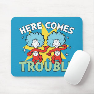 Dr. Seuss   Sak ett Sak två Här kommer problem Musmatta