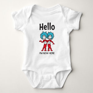 Dr. Seuss Sak Ett Sak Två Hej jag är ny här T Shirt