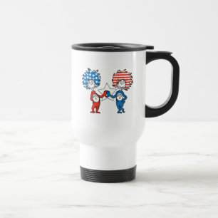 Dr. Seuss Sak Ett Sak Två Patriotisk Grafik Resemugg