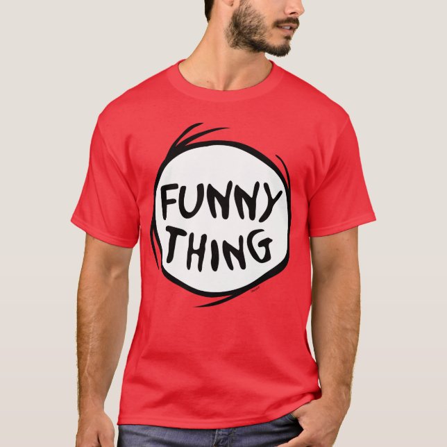 Dr. Seuss | Sak ett Sak två - Rolig sak T Shirt (Framsida)