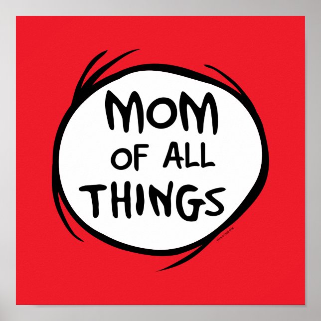 Dr Seuss Sak One Sak 2 - Mamma av hela Sak Poster (Framsidan)