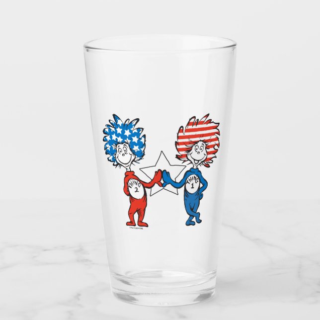 Dr Seuss | Sak One Sak 2 Patriotic Graphic Glaskopp (Framsida)
