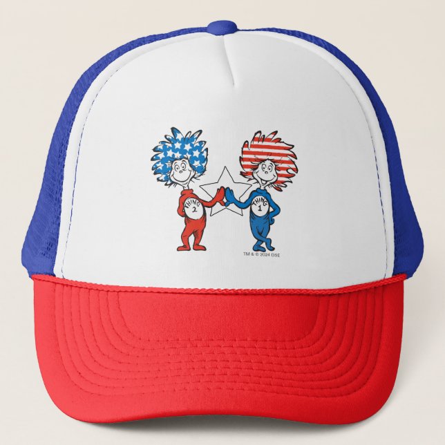 Dr Seuss | Sak One Sak 2 Patriotic Graphic Keps (Framsida)
