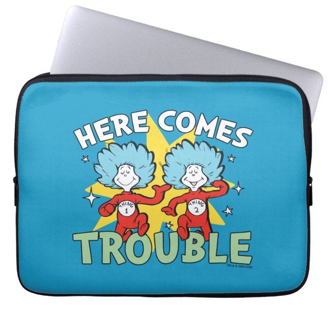Dr. Seuss | Sakerna Ett Sakerna Två Här Kommer Pro Laptop Fodral (Framsidan)