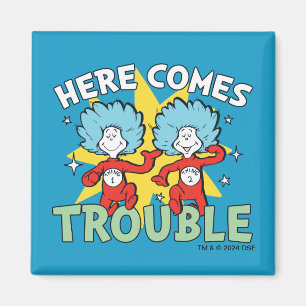 Dr. Seuss Sakerna Ett Sakerna Två Här Kommer Pro Magnet