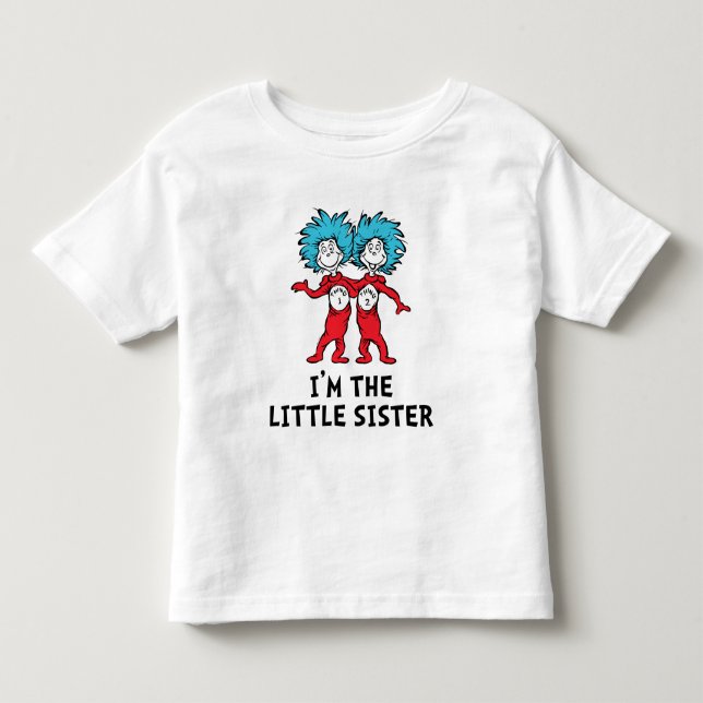 Dr. Seuss Sakerna Ett Sakerna Två | Tvillingar | S T Shirt (Framsida)