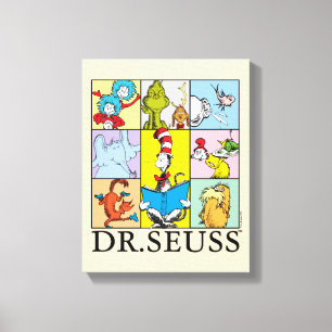 Dr. Seuss Seriegrafik Canvastryck