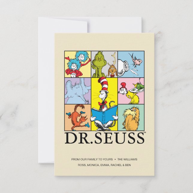 Dr. Seuss | Seriegrafik Kort (Framsida)