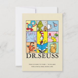 Dr. Seuss Seriegrafik Kort