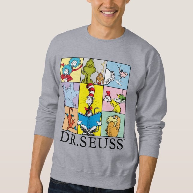Dr. Seuss | Seriegrafik Lång Ärmad Tröja (Framsida)