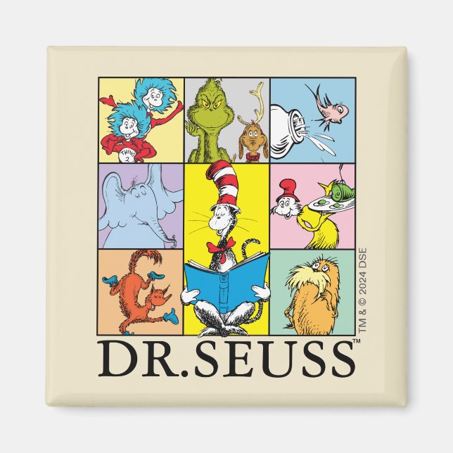 Dr. Seuss | Seriegrafik Magnet (Framsidan)