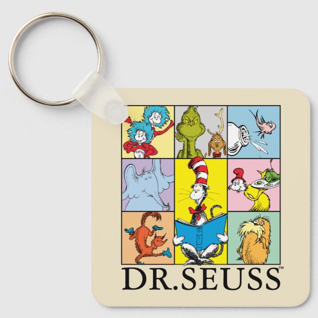 Dr. Seuss | Seriegrafik Nyckelring (Framsida)