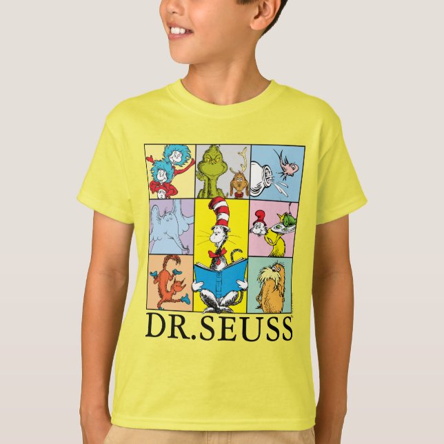 Dr. Seuss | Seriegrafik T Shirt (Framsida)