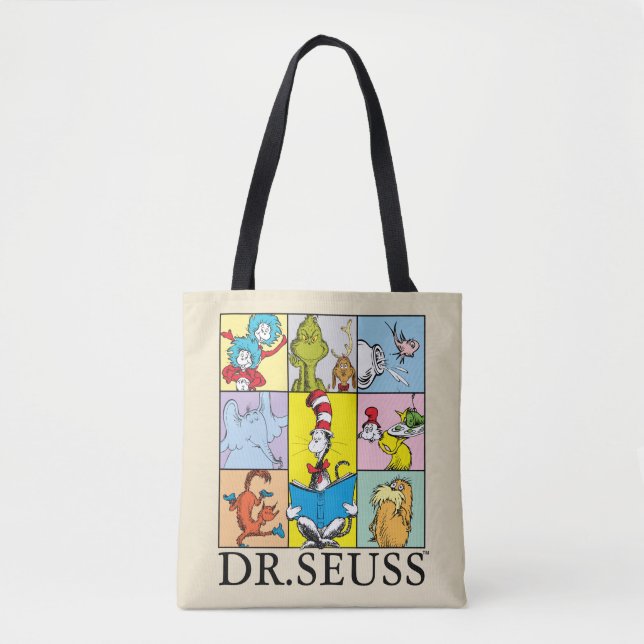 Dr. Seuss | Seriegrafik Tygkasse (Framsida)