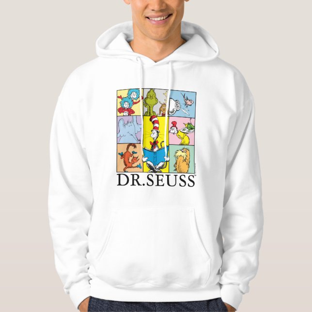 Dr. Seuss | Seriegrafisk Hoodie (Framsida)