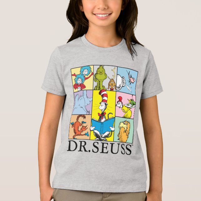 Dr. Seuss | Seriegrafisk T Shirt (Framsida)