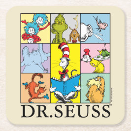 Dr. Seuss | Seriegrafisk Underlägg Papper Kvadrat