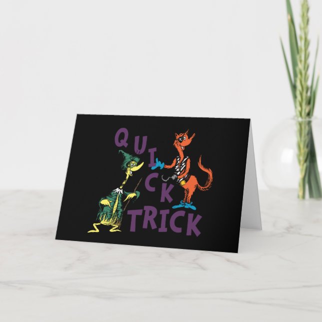 Dr. Seuss | Snabba Trick Halloween Grafik Kort (Framsida)