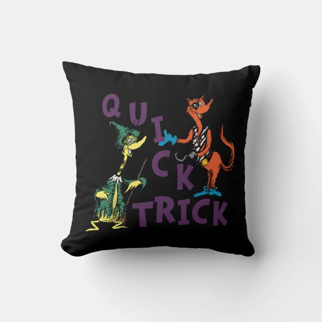 Dr. Seuss | Snabba Trick Halloween Grafik Kudde (Framsida)