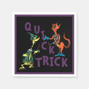 Dr. Seuss Snabba Trick Halloween Grafik Pappersservett