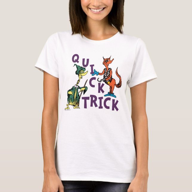 Dr. Seuss | Snabba Trick Halloween Grafik T Shirt (Framsida)