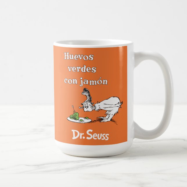 Dr. Seuss spanska Gröna ägg och skinka Kaffemugg (Höger)