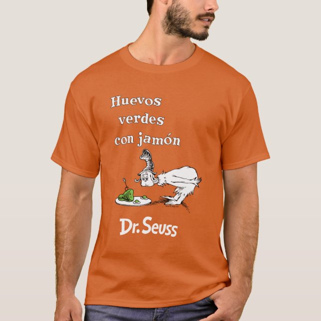 Dr. Seuss spanska Gröna ägg och skinka T Shirt (Framsida)